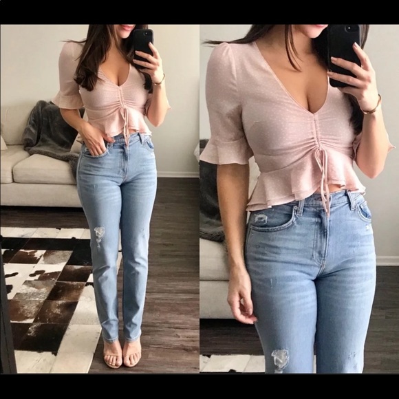 Astr Tops - Blush top